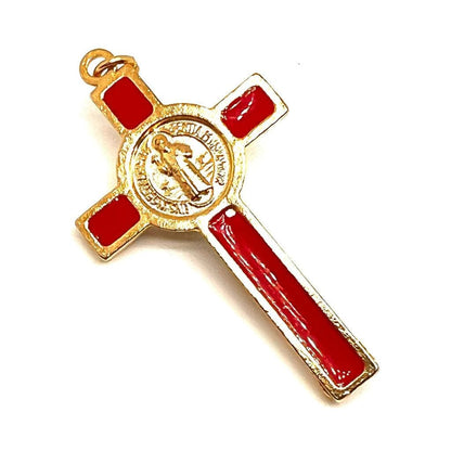 Saint St. Benedict 2" Crucifix - Exorcism- Cross - Blessed by Pope San Benito | Catholically
