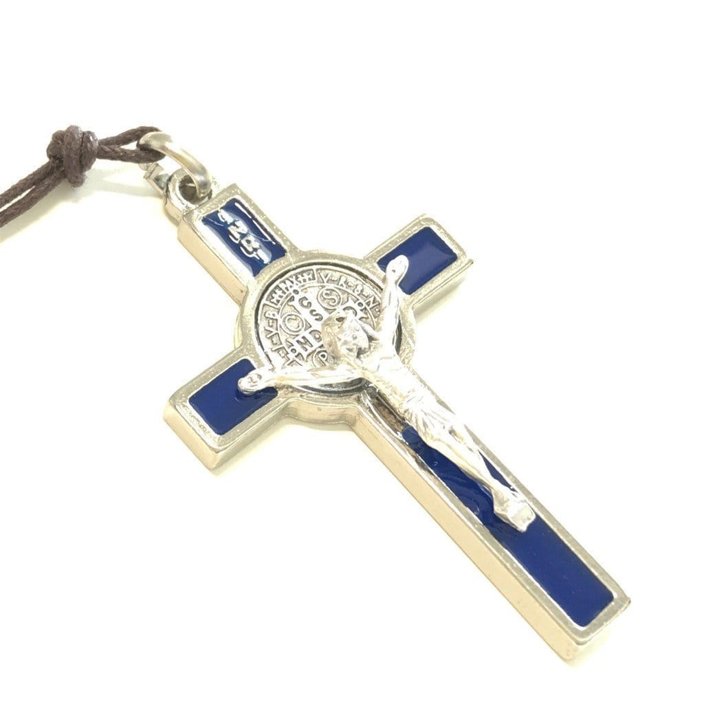 Saint St. Benedict 2" Crucifix - Exorcism- Cross - Blessed by Pope San Benito | Catholically