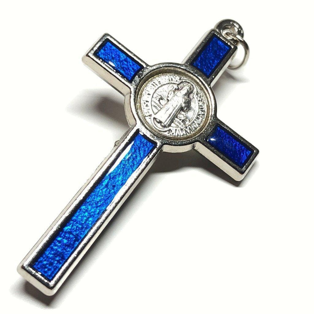 Saint St. Benedict 2" Crucifix - Exorcism- Cross - Blessed By Pope San Benito | Catholically