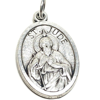 San Giuda Ruega Por Nosotros - St.Jude - Spanish Medal Blessed By Pope 7/8" | Catholically