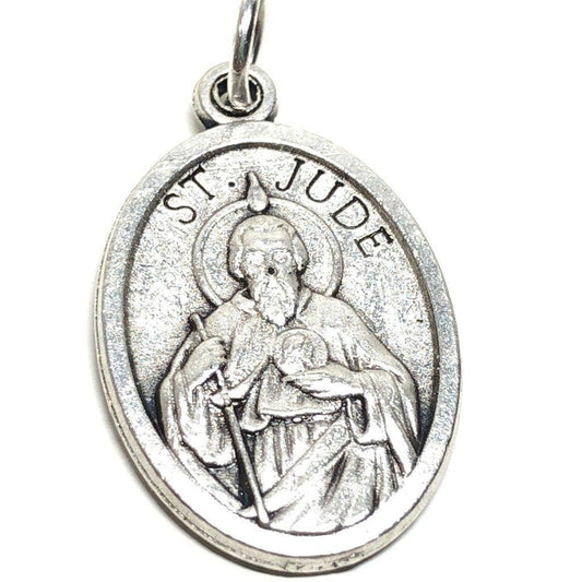 San Giuda Ruega Por Nosotros - St.Jude - Spanish Medal Blessed By Pope 7/8" | Catholically