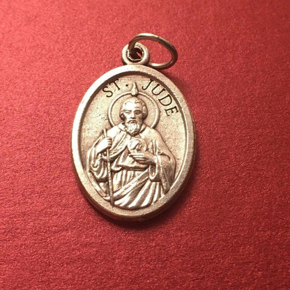 San Giuda Ruega Por Nosotros - St.Jude - Spanish Medal Blessed By Pope 7/8" | Catholically