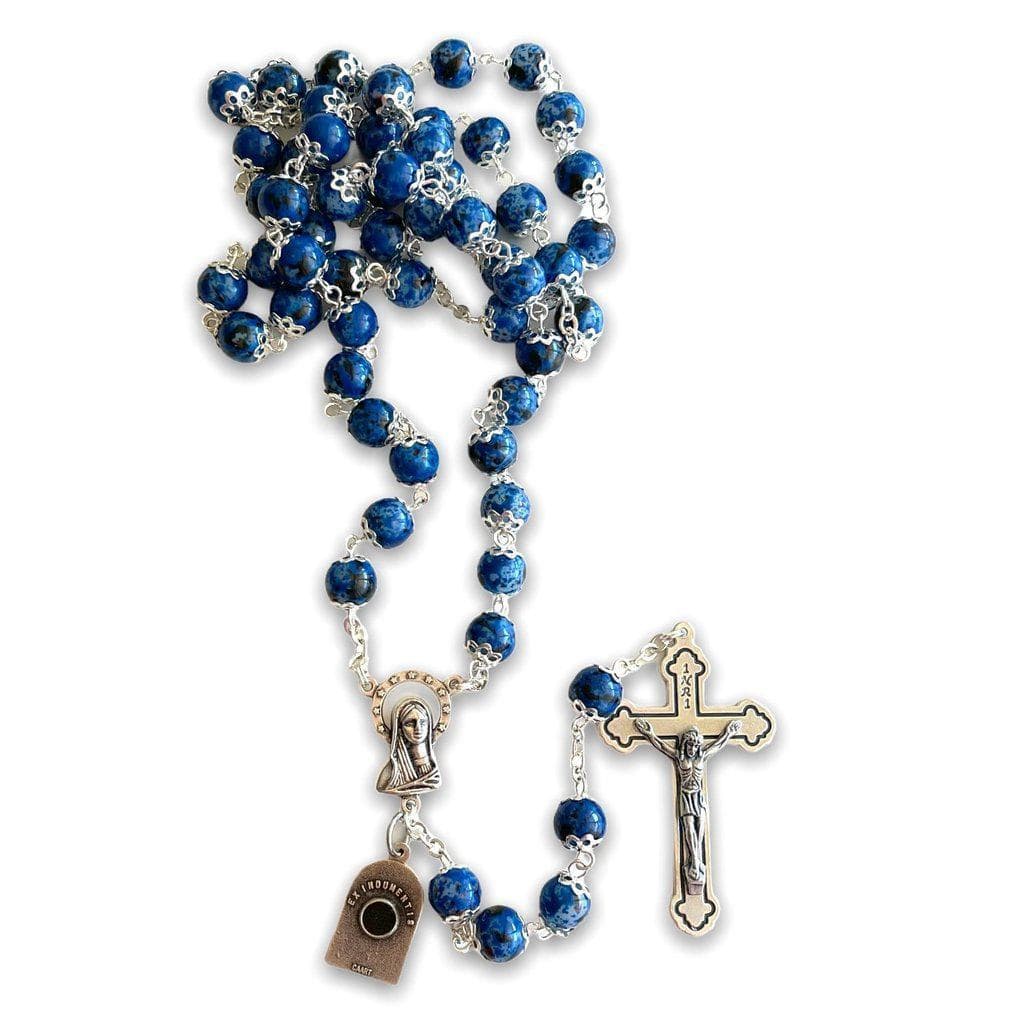San Padre Pio Prayer Beads - Rosary Blessed By Pope w/ Relic - St. Father Pio | Catholically