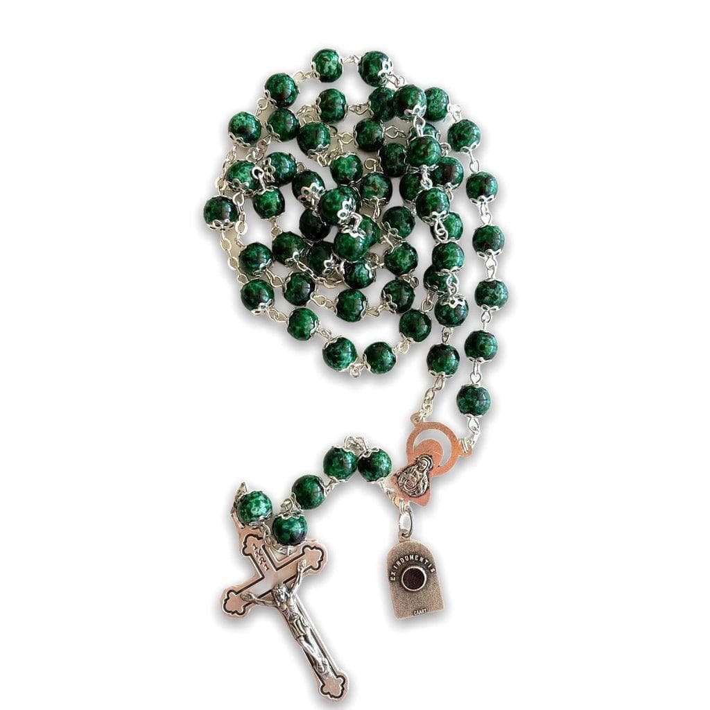 San Padre Pio Prayer Beads - Rosary Blessed By Pope w/ Relic - St. Father Pio | Catholically