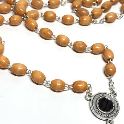 San Padre Pio - Prayer Rosary Blessed By Pope With Relic - St. Father Pio | Catholically
