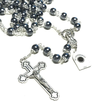 San Padre Pio - Prayer Rosary Blessed By Pope With Relic - St. Father Pio | Catholically
