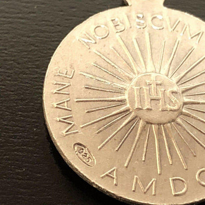 Sancta Sindon Medal - Sterling 925 Holy Face Of Jesus - Holy Shroud - Oviedo | Catholically