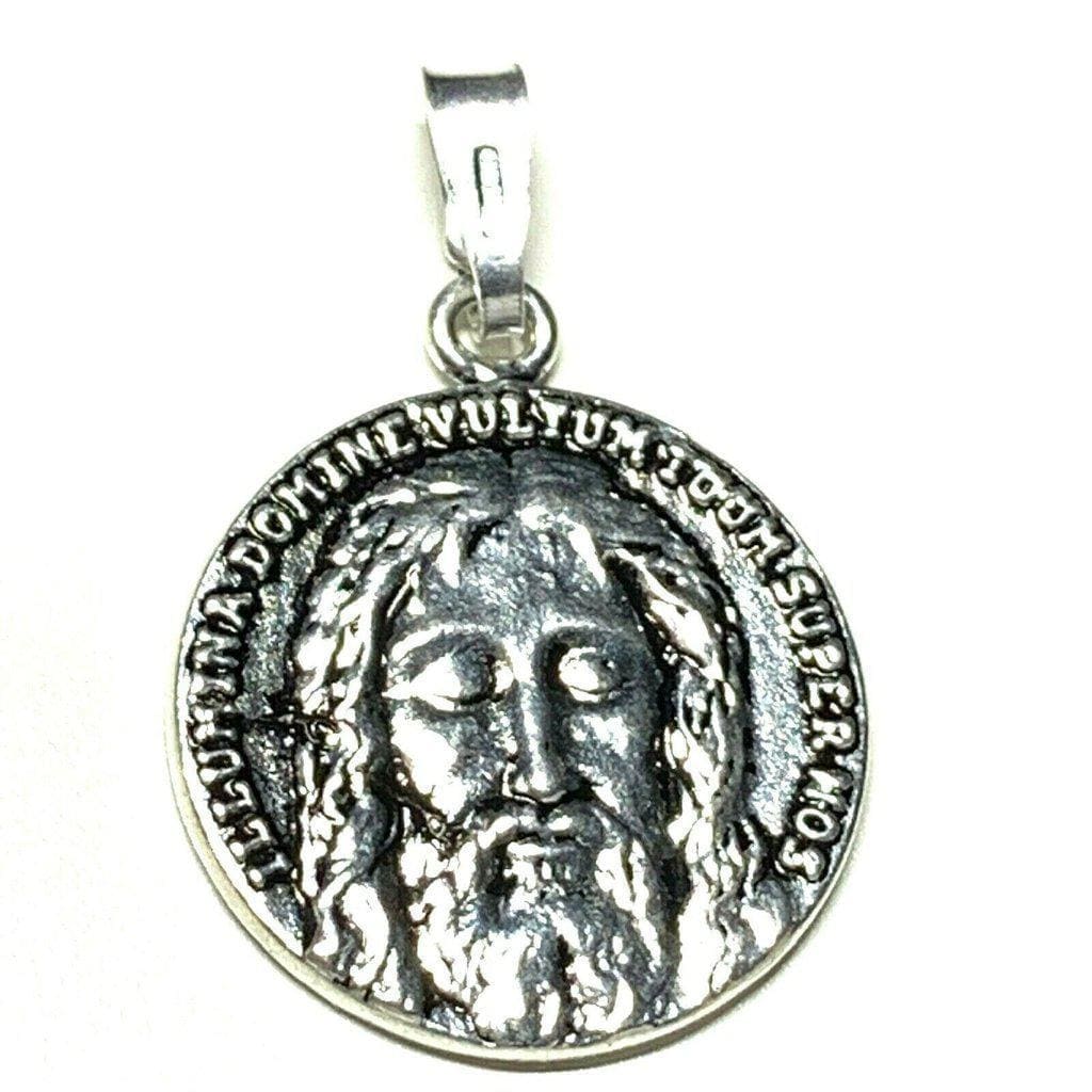 Sancta Sindon - Sterling 925 Holy Face Of Jesus - Holy Shroud - Oviedo | Catholically