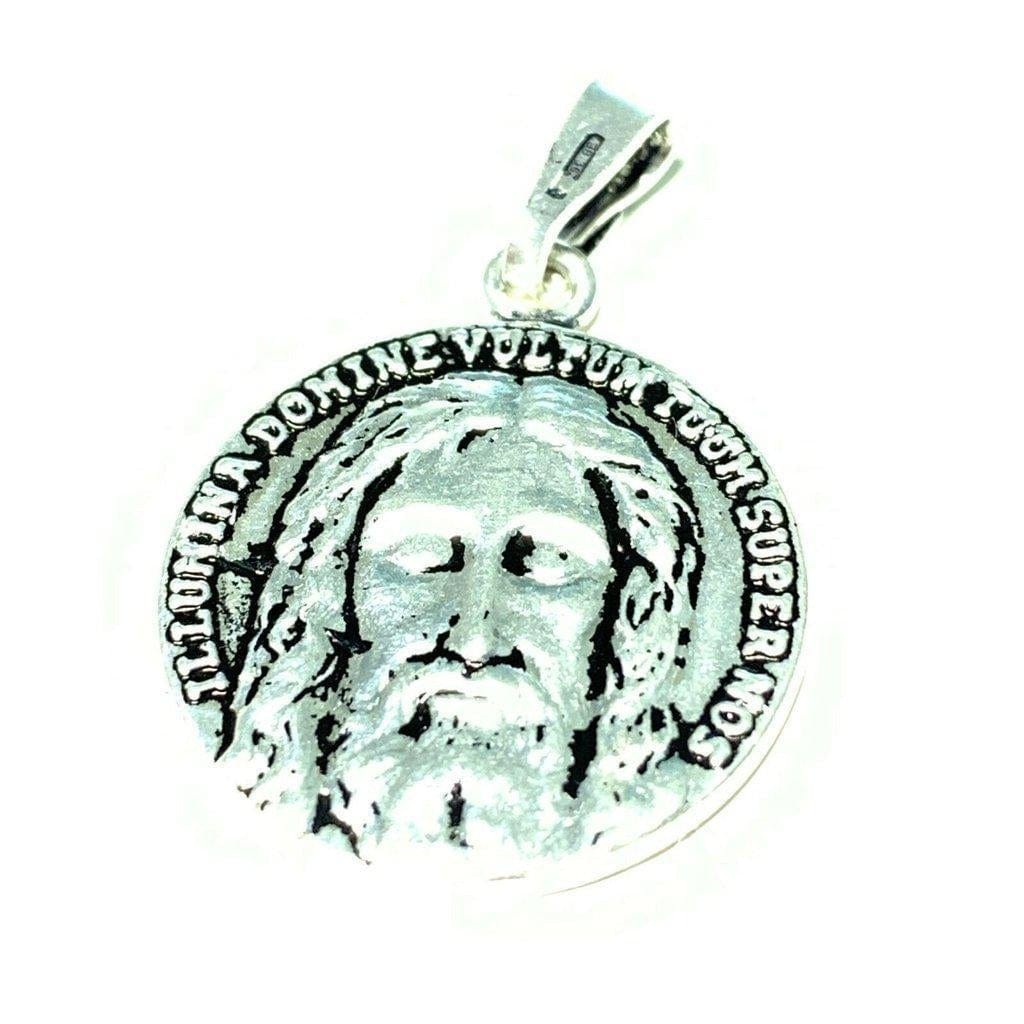 Sancta Sindon - Sterling 925 Holy Face Of Jesus - Holy Shroud - Oviedo | Catholically