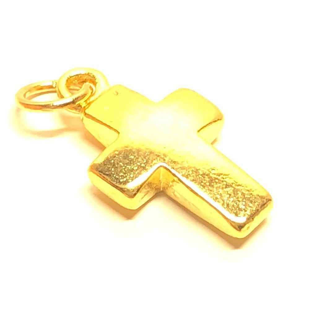 Set of 2 Tiny Cross Blessed By Pope - Crucifix Parts | Catholically