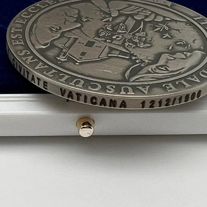 Silver Annual Papal Medal - Year 10 - 2022 Pope Francis Pontificate | Catholically