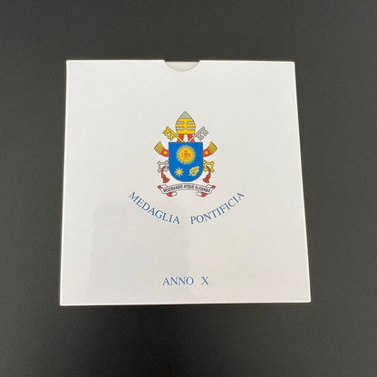 Silver Annual Papal Medal - Year 10 - 2022 Pope Francis Pontificate | Catholically