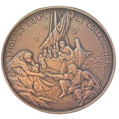 Silver Annual Papal Medal - Year 5 - 2017 Pope Francis Pontificate | Catholically