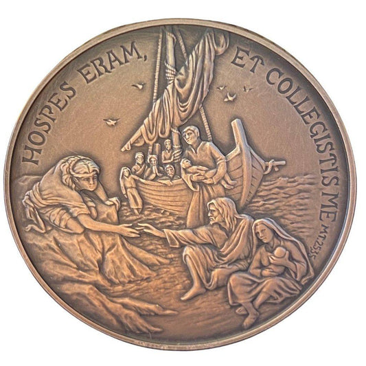Silver Annual Papal Medal - Year 5 - 2017 Pope Francis Pontificate | Catholically