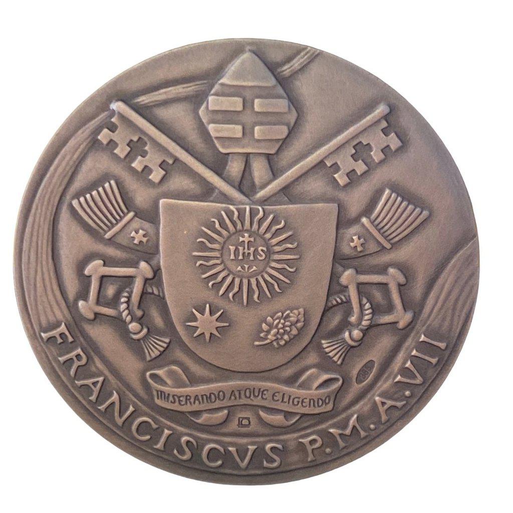 Silver Annual Papal Medal - Year 7 - 2019 Pope Francis Pontificate | Catholically