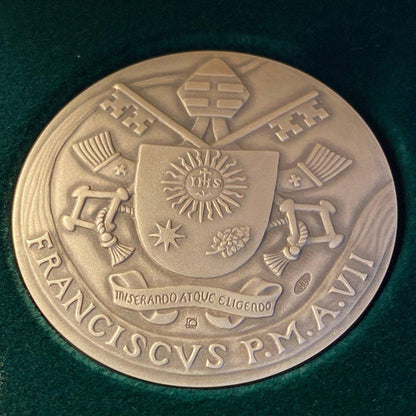 Silver Annual Papal Medal - Year 7 - 2019 Pope Francis Pontificate | Catholically