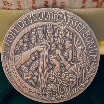 Silver Annual Papal Medal - Year 7 - 2019 Pope Francis Pontificate | Catholically