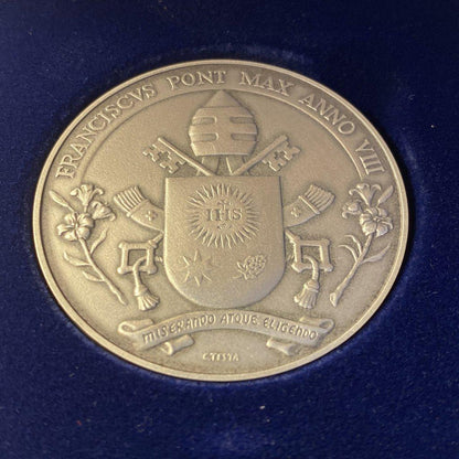 Silver Annual Papal Medal - Year 8 - 2020 Pope Francis Pontificate | Catholically