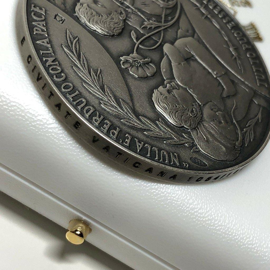 Silver Annual Papal Medal - Year 8 - 2020 Pope Francis Pontificate | Catholically