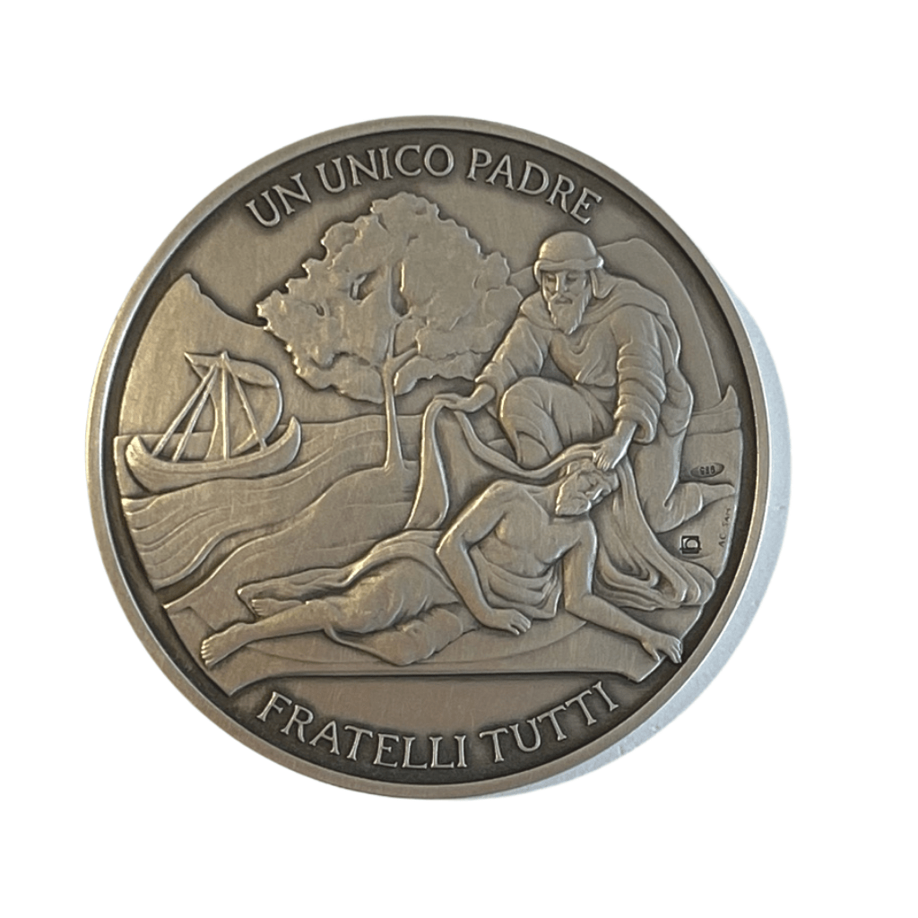 Silver Annual Papal Medal - Year 9 - 2021 Pope Francis Pontificate | Catholically
