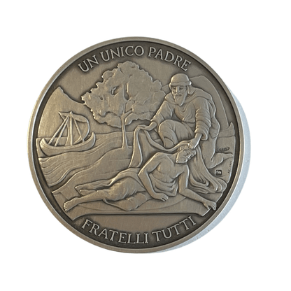 Silver Annual Papal Medal - Year 9 - 2021 Pope Francis Pontificate | Catholically
