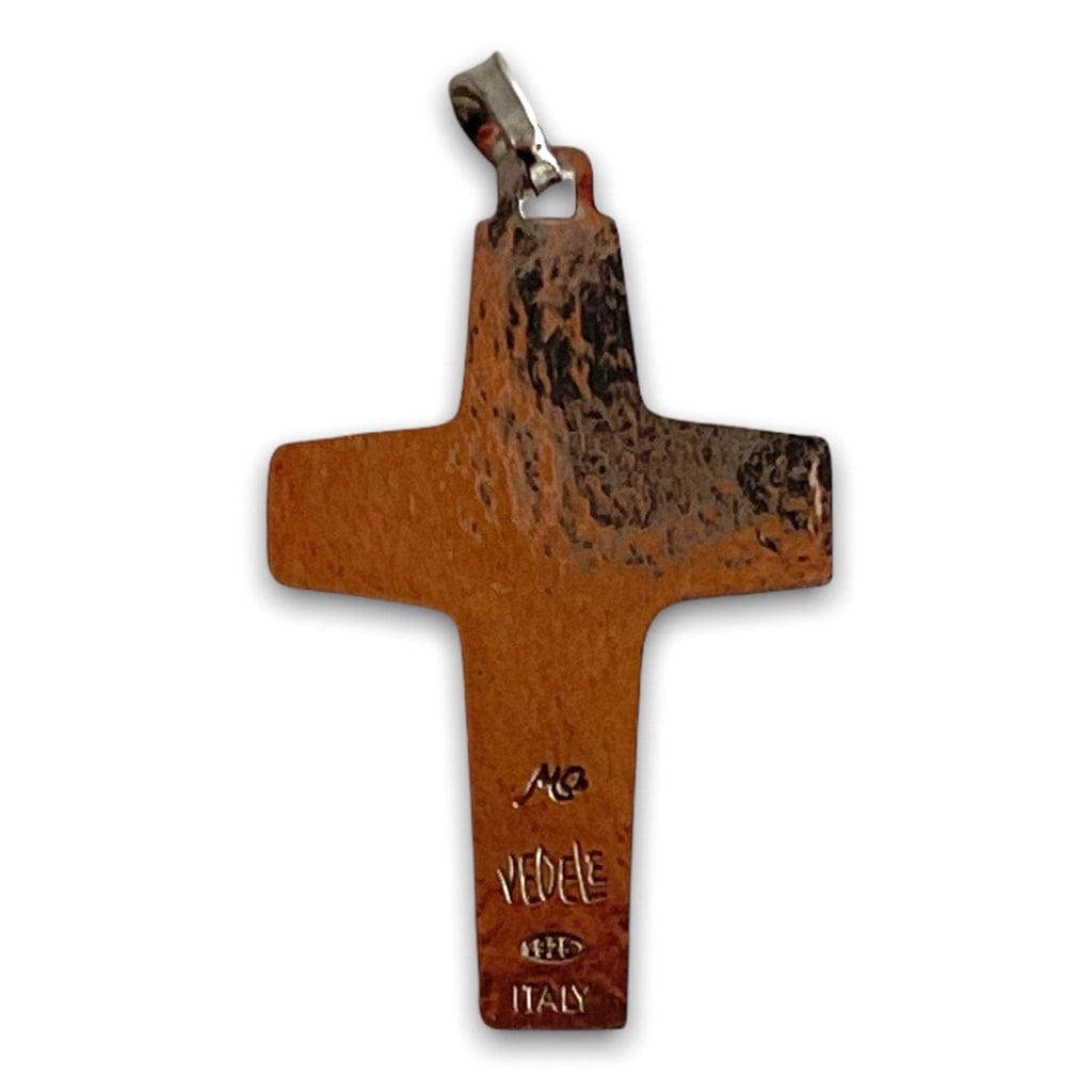 Small 925 Sterling Silver Replica Pope Francis Vedele Pectoral Cross -Crucifix | Catholically
