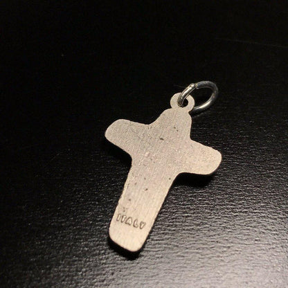 Small  Sorrowful Mother Cross -Small Crucifix - Blessed By Pope - Rosary Parts | Catholically