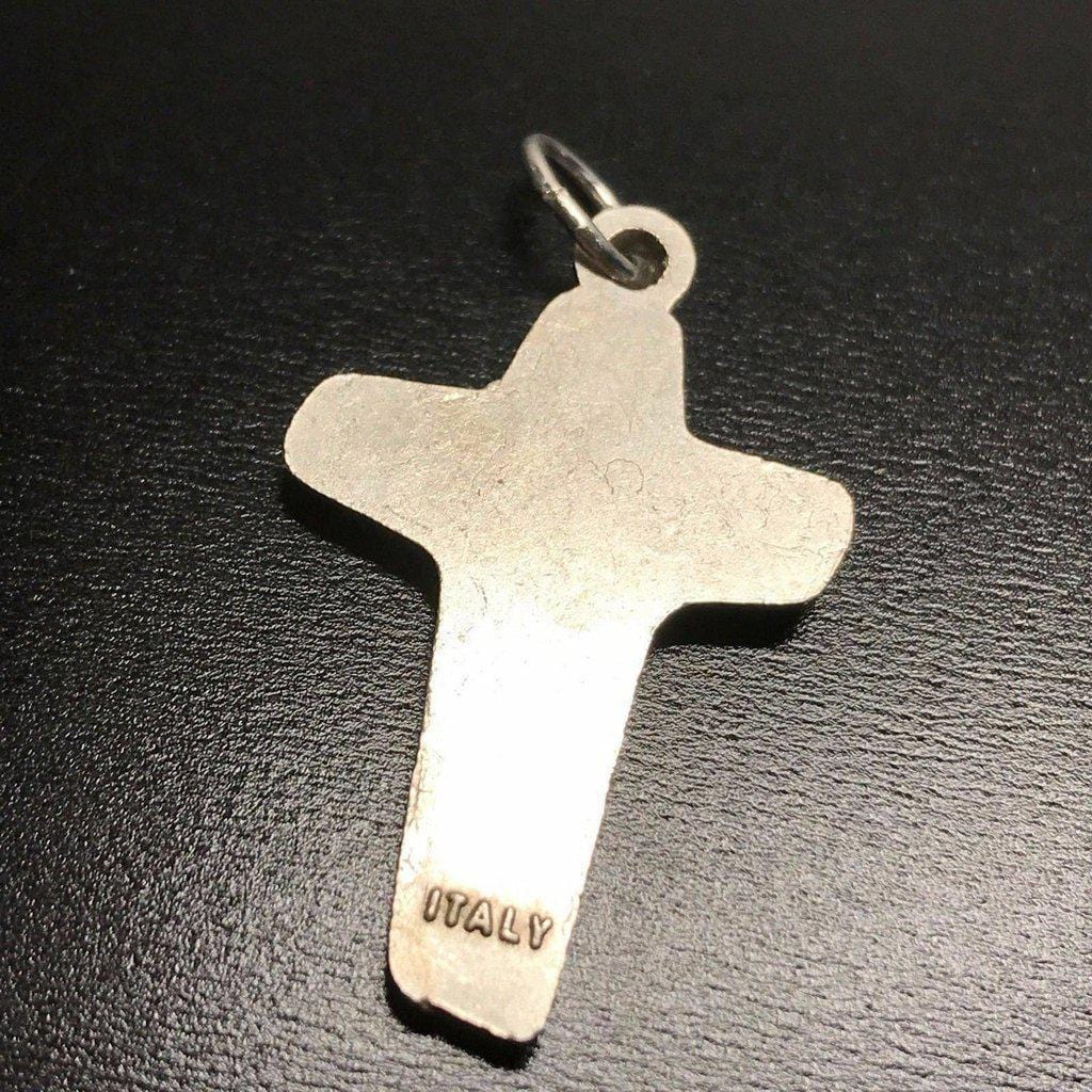 Sorrowful Mother Cross -Small Crucifix - Blessed By Pope - Parts | Catholically
