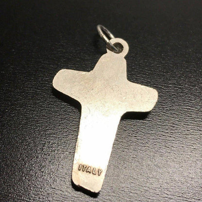 Sorrowful Mother Cross -Small Crucifix - Blessed By Pope - Parts | Catholically