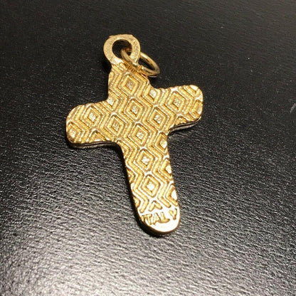 Sorrowful Mother Pectoral Cross - 1" Small Crucifix - Blessed By Pope - Parts | Catholically