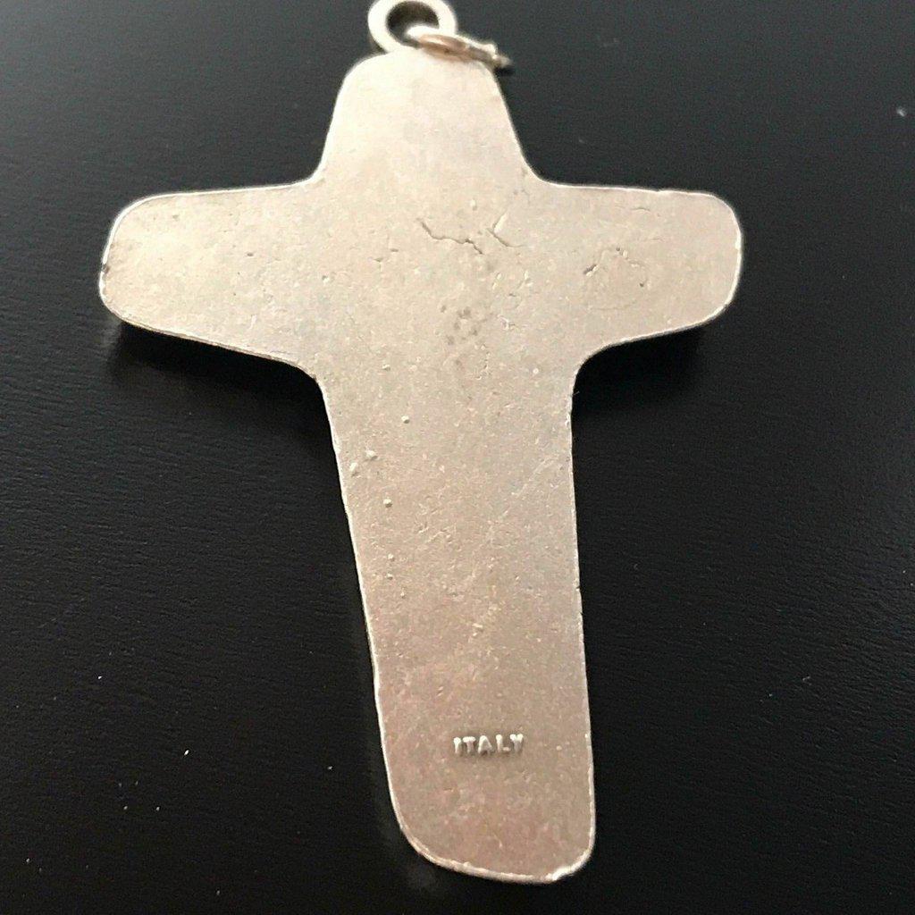 Sorrowful Mother Pectoral Cross - Crucifix - Blessed by Pope | Catholically