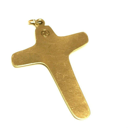 Sorrowful Mother Pectoral Cross Crucifix - Blessed by Pope On Demand | Catholically