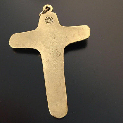 Sorrowful Mother Pectoral Cross Crucifix - Blessed by Pope On Demand | Catholically