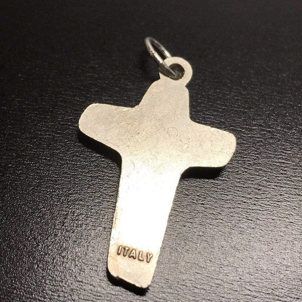 Sorrowful Mother 1" Cross -Small Crucifix - Blessed By Pope - Parts | Catholically