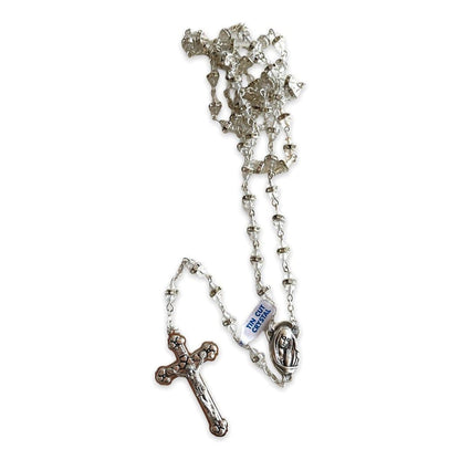 Sparkling Crystal Rosary - Rhinestone - Blessed By Pope | Catholically