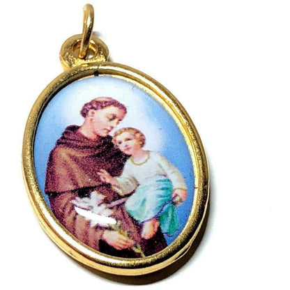St. Anthony Of Padua Medal - Blessed by Pope - Catholic Pendant | Catholically