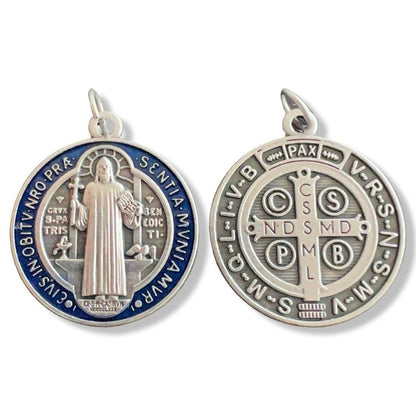 St. Benedict 1" Medal Pendant Medalla-Catholic Exorcism -Blessed By Pope | Catholically
