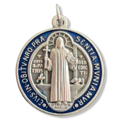 St. Benedict 1" Medal Pendant Medalla-Catholic Exorcism -Blessed By Pope | Catholically