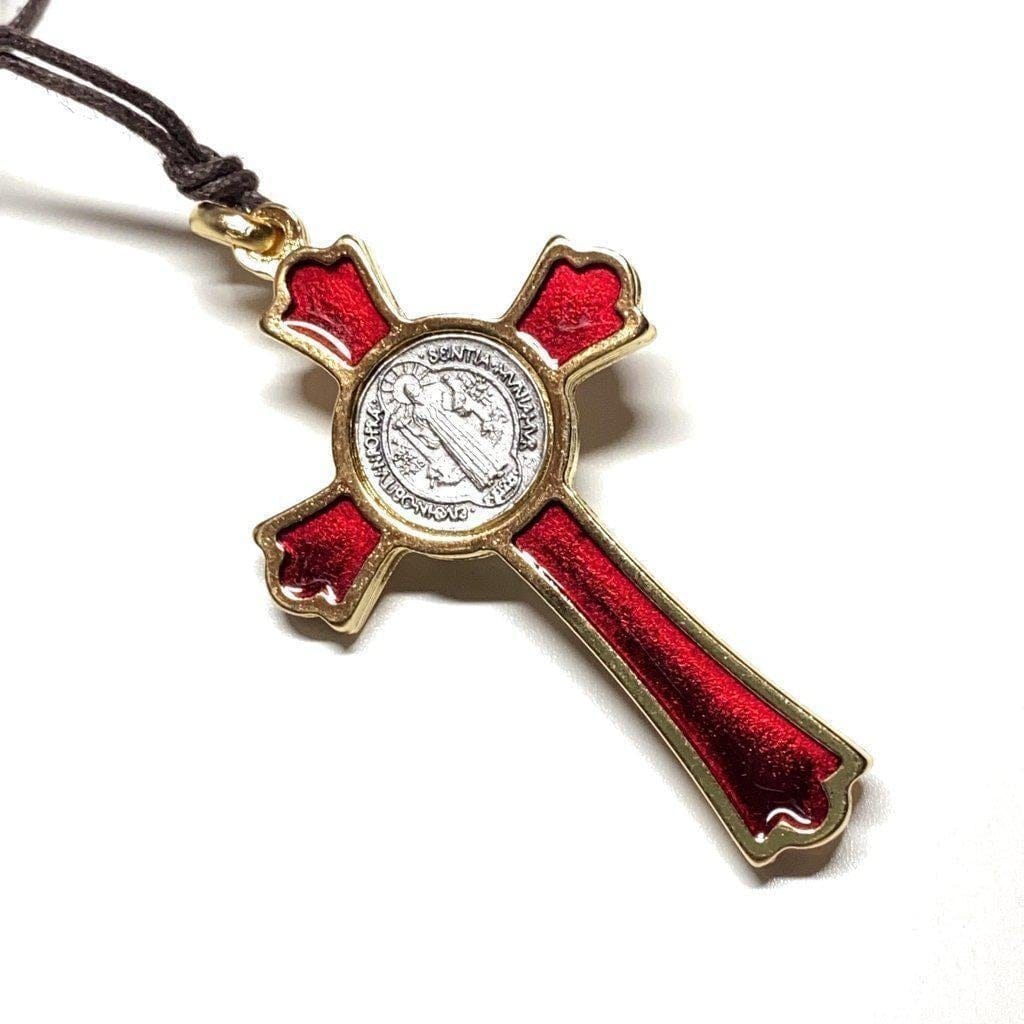 St. Benedict 2" 1/4 Crucifix - Exorcism- Cross - Blessed By Pope - San Benito | Catholically