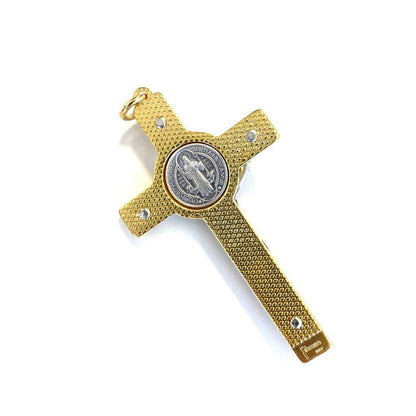 St. Benedict 2" 1/4 Red Crucifix - Exorcism - Cross - Blessed - San Benito | Catholically