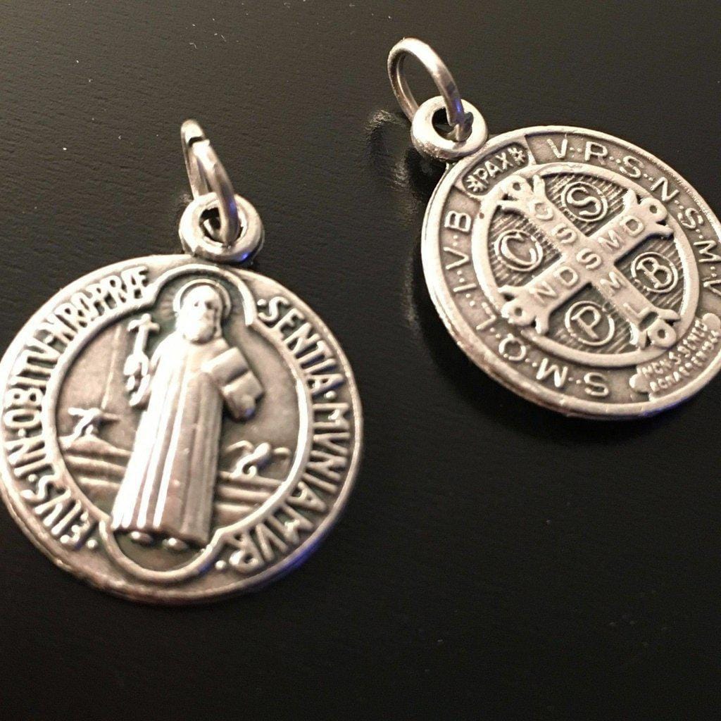 St. Benedict 3/4" Medal - Set of 2 - Catholic Exorcism - Blessed By Pope | Catholically
