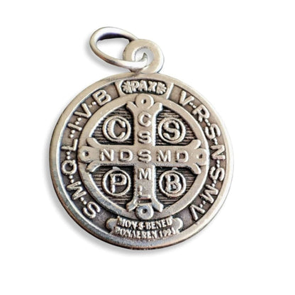 St. Benedict 3/4" Medal - Set of 2 - Catholic Exorcism - Blessed By Pope | Catholically