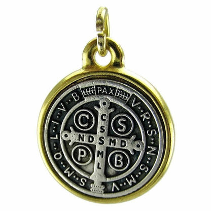 St Benedict 7/8"  Medal - Catholic Exorcism - Blessed By Pope - Medalla | Catholically