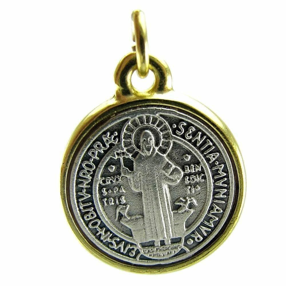 St Benedict 7/8"  Medal - Catholic Exorcism - Blessed By Pope - Medalla | Catholically