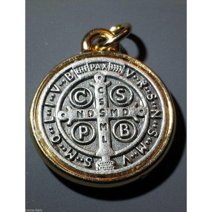 St Benedict 7/8"  Medal - Catholic Exorcism - Blessed By Pope - Medalla | Catholically