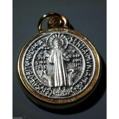 St Benedict 7/8"  Medal - Catholic Exorcism - Blessed By Pope - Medalla | Catholically