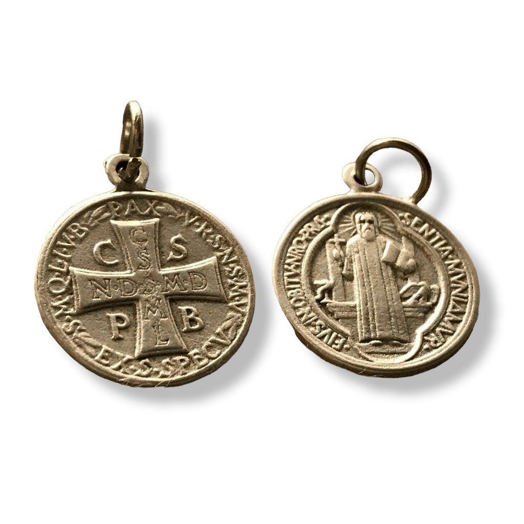 St. Benedict 7/8" Medal -Pendant - Catholic Exorcism -Blessed By Pope | Catholically