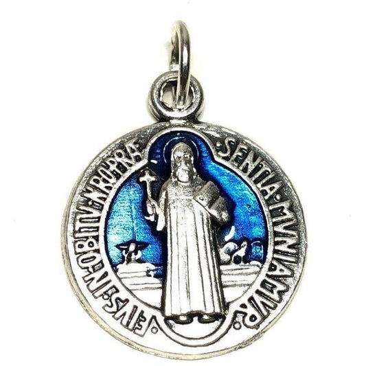 St. Benedict 7/8" Medal -Pendant - Catholic Exorcism -Blessed by Pope | Catholically