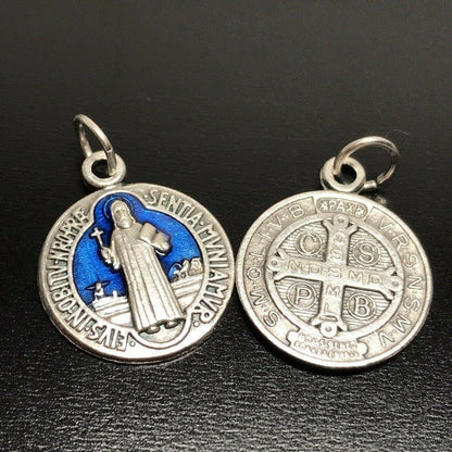 St. Benedict 7/8" Medal -Pendant - Catholic Exorcism -Blessed by Pope | Catholically