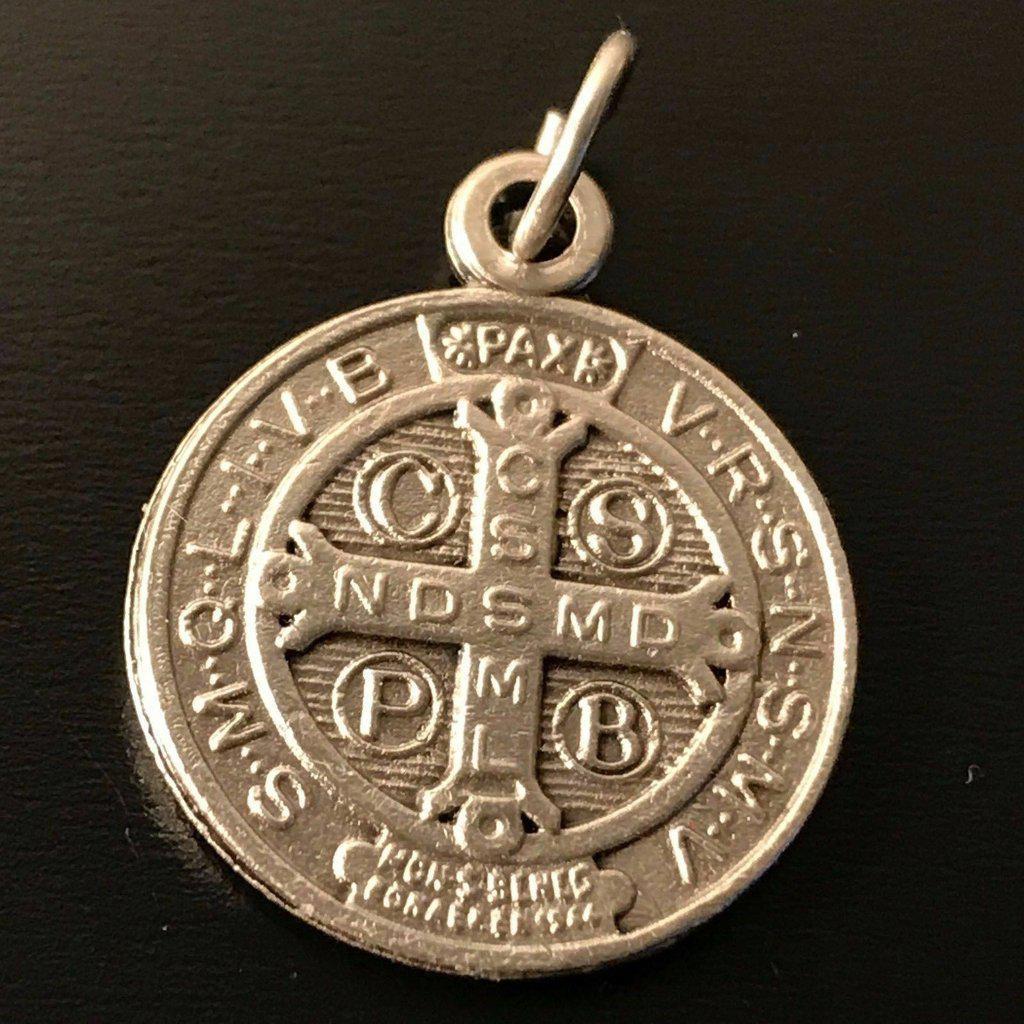 St. Benedict 7/8" Medal -Pendant - Catholic Exorcism -Blessed by Pope | Catholically